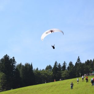 Jakub Beňo, slovenský paraglider měl mírné problémy, náročný program posledních dní byl znát, ale bojoval co mu síly stačily