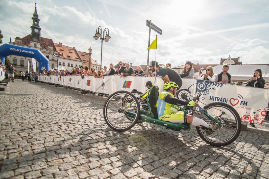 Handbikerka Petra Hurtová