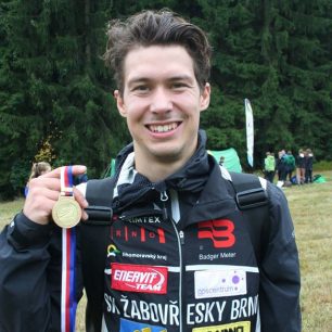 Miloš Nykodým jako mistr ČR na klasické trati 2016