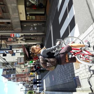 V Kyótu volte jako dopravní prostředek a doplňkový sport kolo