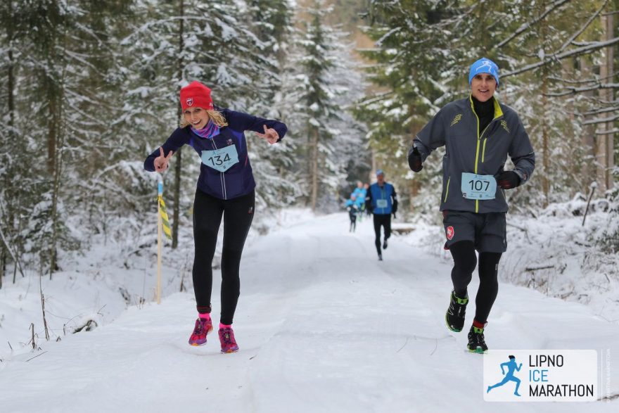 Lipno Ice Marathon je zábavná výzva