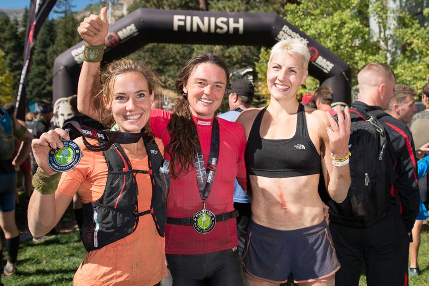 vítězná z MS ve Spartan race, USA - Squaw Valley