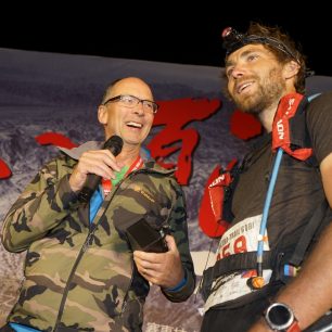 Pavel Paloncý v cíli Ultra Trail Gobi Race