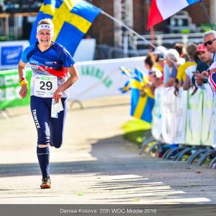 Denisa Kosová - finiš krátké trati na MS