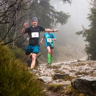 Tomáš Maceček - druhý na loňském Ještědu SkyRace - foto Lukáš Budínský