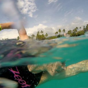 Ironman na Hawai - Petr Soukup v plavecké části