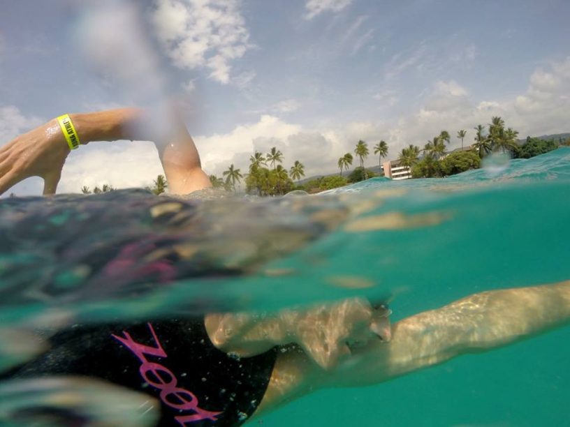 Ironman na Hawai - Petr Soukup v plavecké části