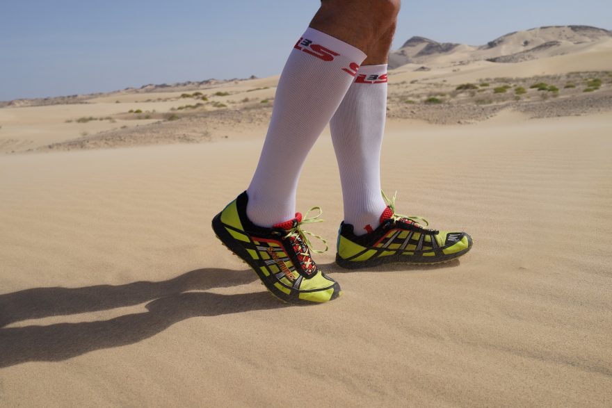 Kompresky jsem testoval na přeběhu ománské pouště Wahiba Sands