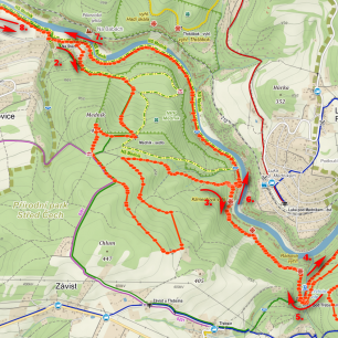 Trasa závodu na 16 km