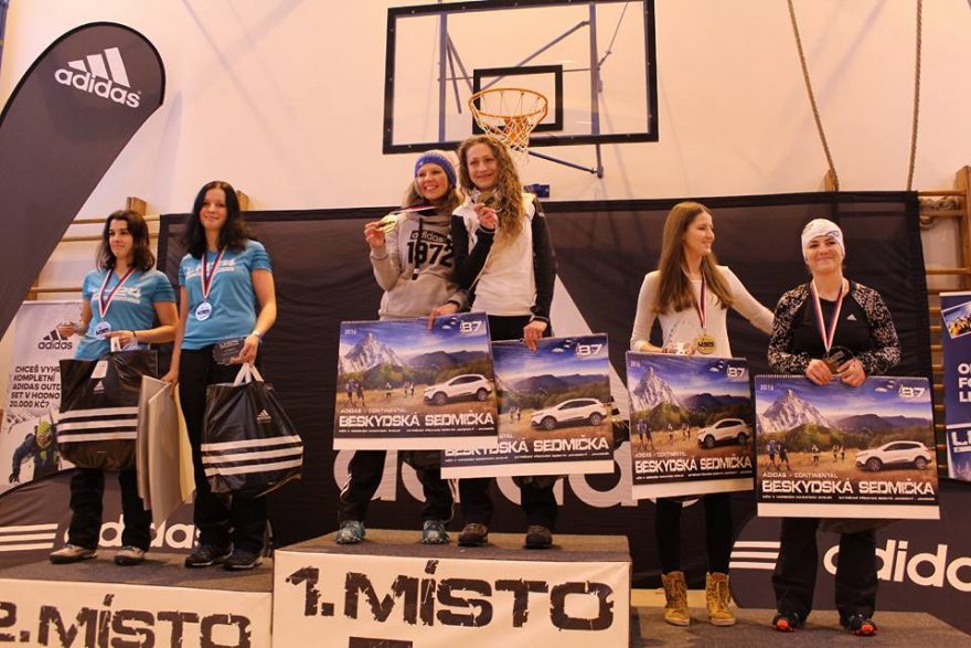 Kristýna Chmelková s parťačkou na LH24 - 1. místo