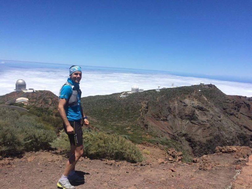 Jan Bartas při aklimatizaci před závodem Transvulcania 2017