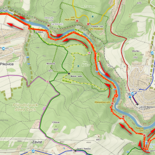 Trasa závodu na 10 km