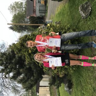 Mistryně ČR Katka Kašparová a mistr Ondřej Velička v ultratrailu 2017