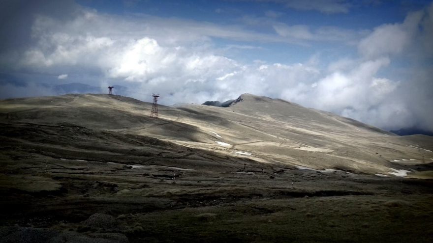 Výhledy a krajina na Transylvania 100K, Rumunsko