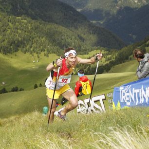 Canazei, Vertical kilometer - Tomáš Buryška v cílové rovince se sklonem 40%