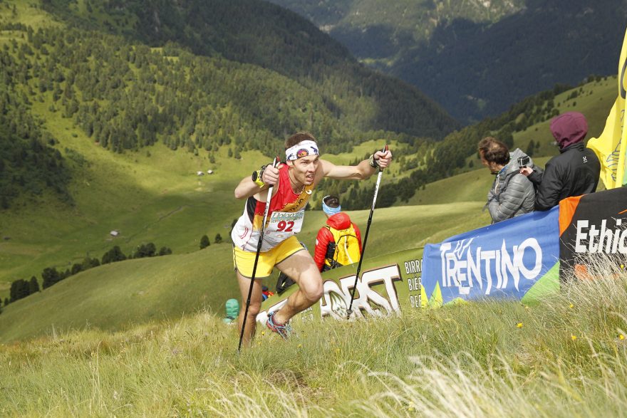Canazei, Vertical kilometer - Tomáš Buryška v cílové rovince se sklonem 40%