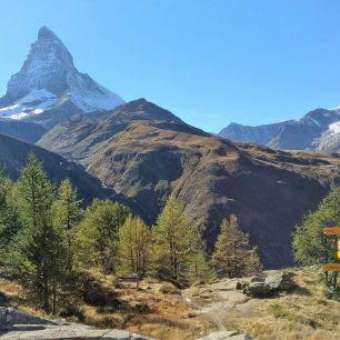 Rozcestník k Schwarzsee a Furi