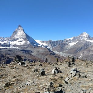 pohled na Matterhorn od Gornergratu