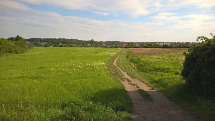 Výhled na letohrádek Hvězda na prvním kilometru