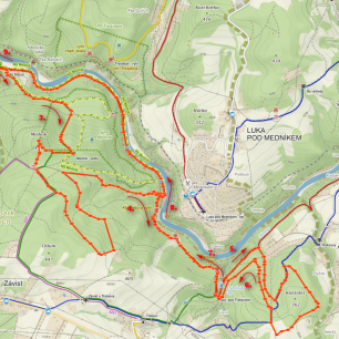 Trasa závodu na 15,2 km