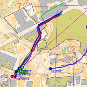 GPS sprint muži 1