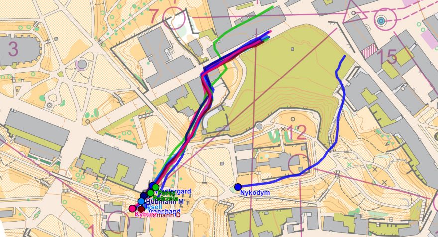 GPS sprint muži 1