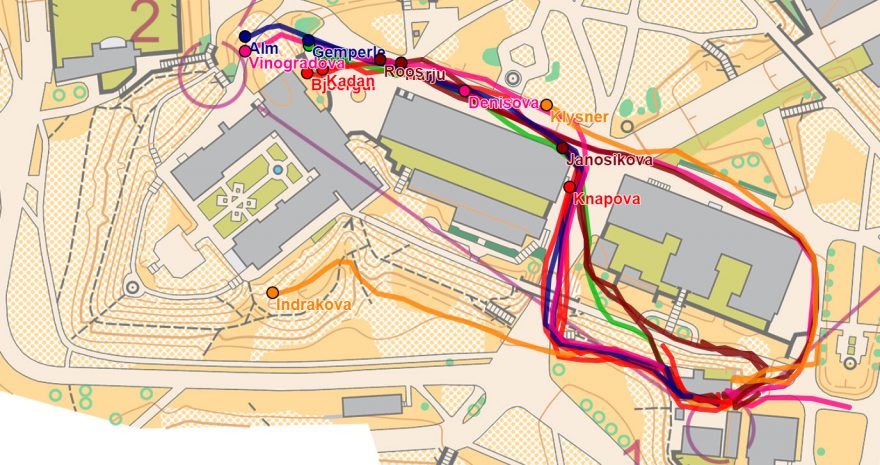 GPS sprint ženy 2