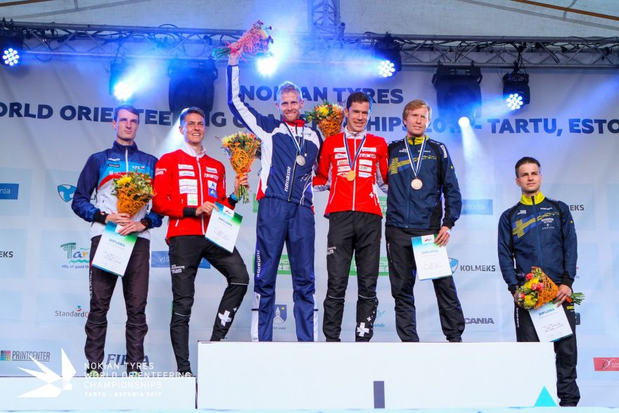 Vojta Král na vyhlášení sprintu