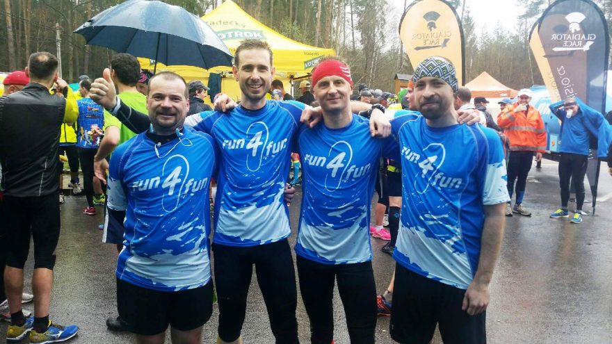 Společně tým Run4Fun před závodem