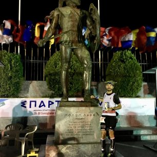 Radek Brunner v cíli Spartathlonu