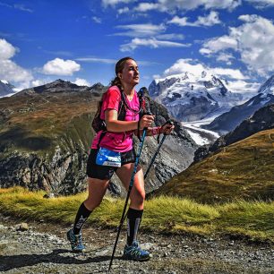 Autorka článku na Matterhorn Ultraks