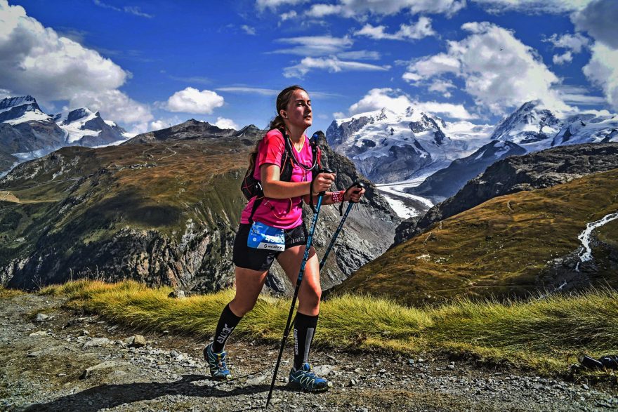 Autorka článku na Matterhorn Ultraks