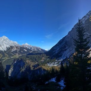 Výhled na Zugspitz