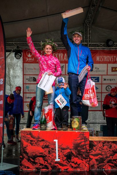 Absolutní vítězové Onřej Fejfar a Pavla Schorná
