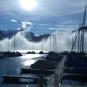 Zimní výhledy ve Švýcarsku