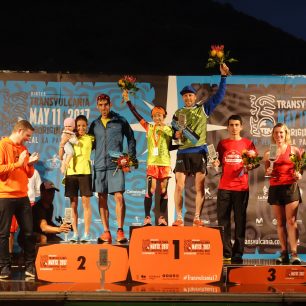 Na stupni vítězů na Transvulcanii