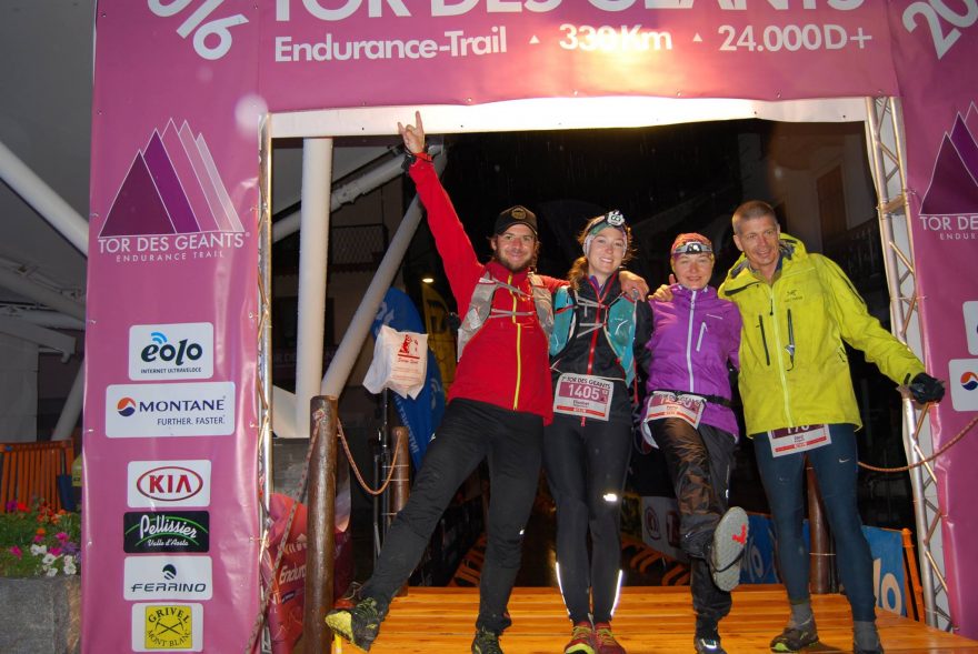 V cíli Tor des Geánts 2016