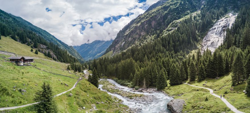 Nádherný alpský trail