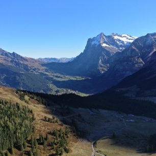 Výhled z Kleiner Scheideggu