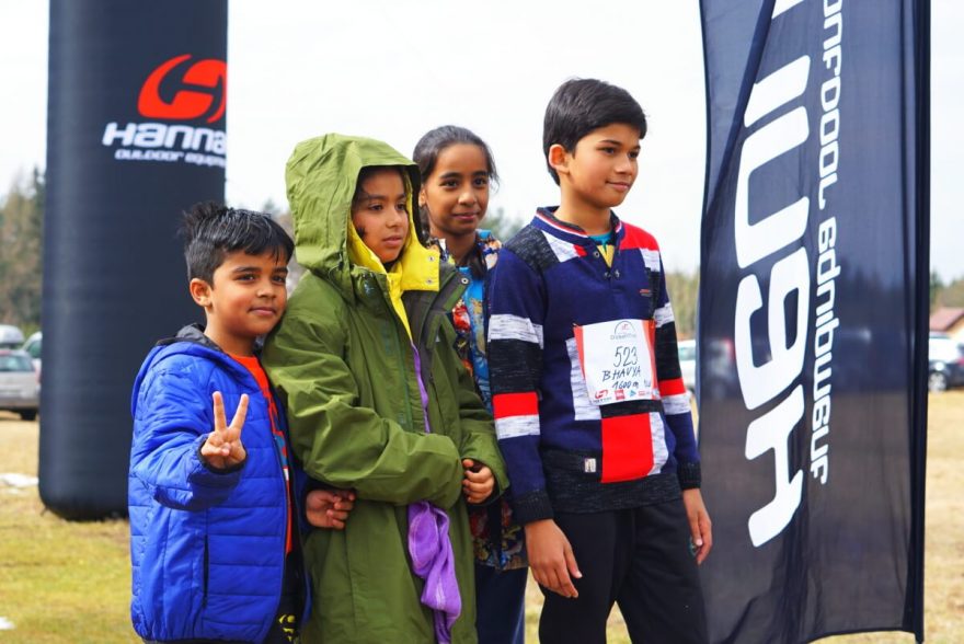 Dětští závodníci z Indie