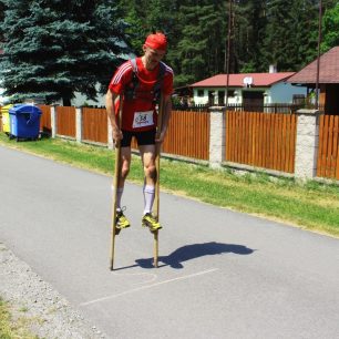 Rozptýlení na trati pro kategorii čertic a čertů