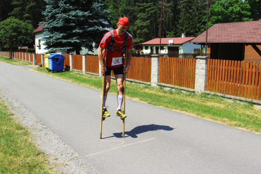 Rozptýlení na trati pro kategorii čertic a čertů