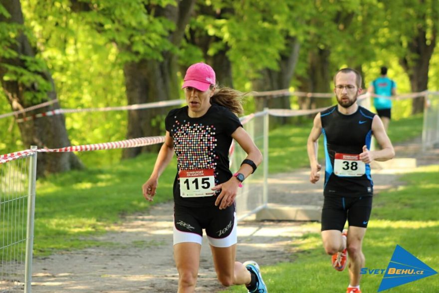 Stříbrná Lenka Králová na trati