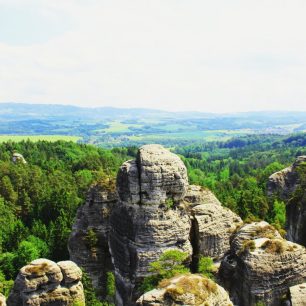 Nádherné prostředí pískovcových skal