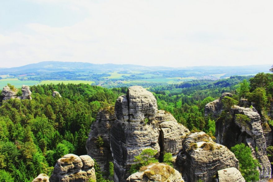 Nádherné prostředí pískovcových skal