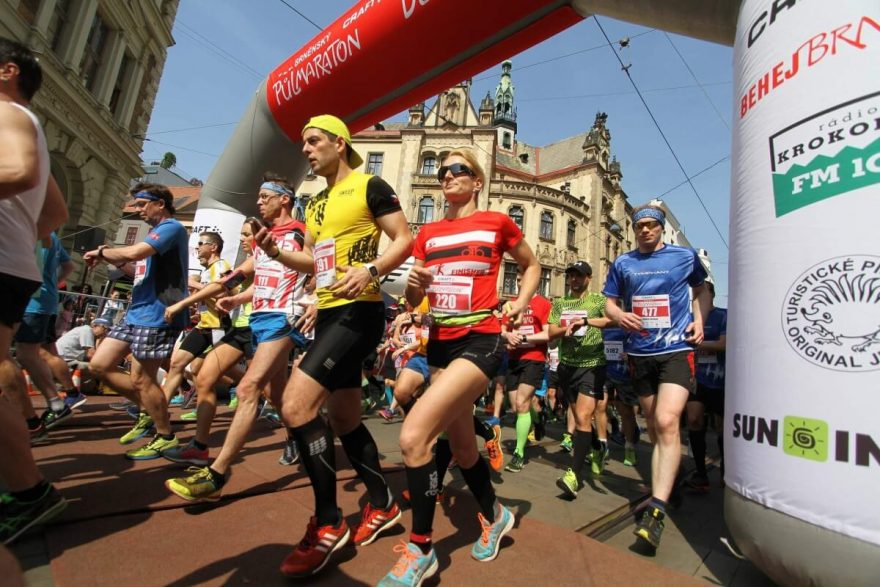 Start půlmaratonu