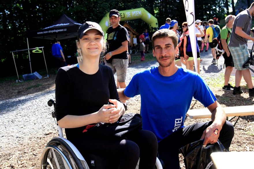 ředitel závodu Pavel Zitta a Verunka Fojtíková