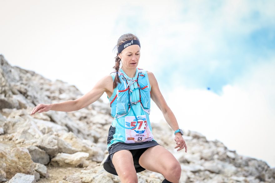 Dolomity Skyrace 2018 - seběh z Pitz Boe +3150mnm