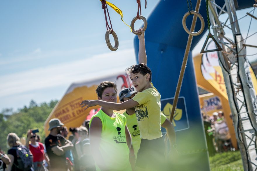 Malí, ale bojovní gladiátoři! - Do GLADIATOR RACE se mohou zapojit i děti