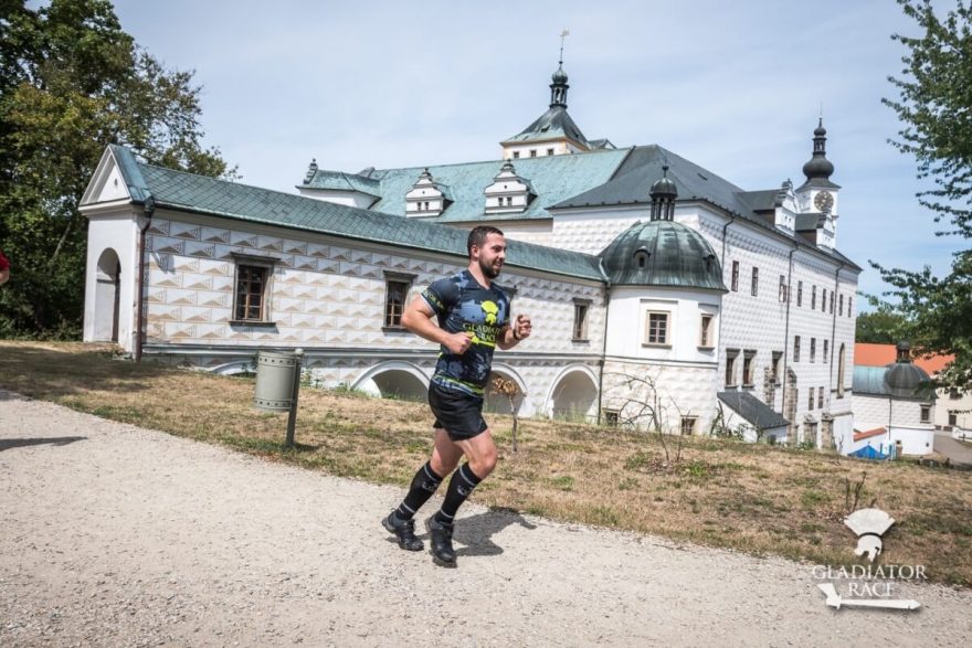 Trasa vedla kolem pardubického zámku